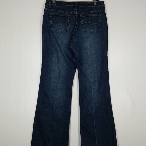 Bum Equipment Jeans Women's Size 12 Washed Blue Button with Zip Closure 5 Pocket - Picture 4 of 10